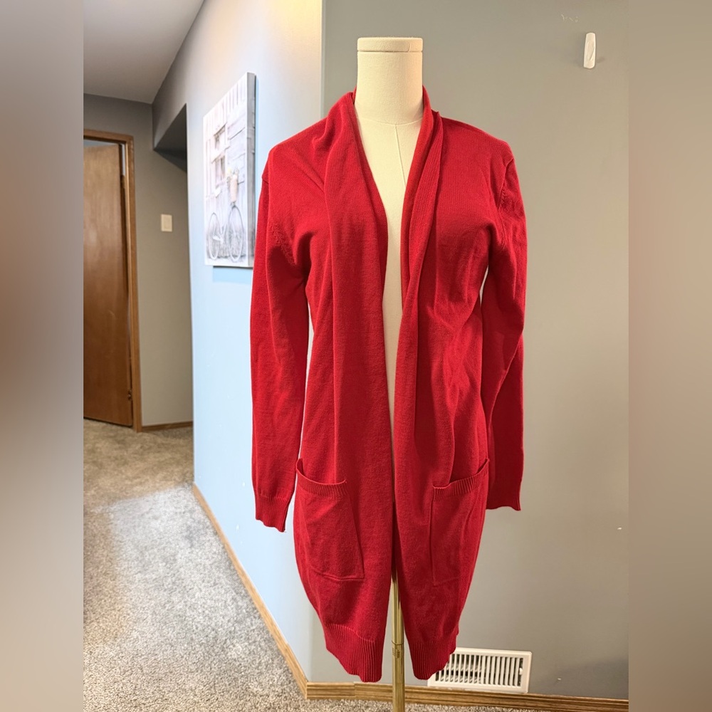PCEAIIH Open Front Long Cardigan | XL